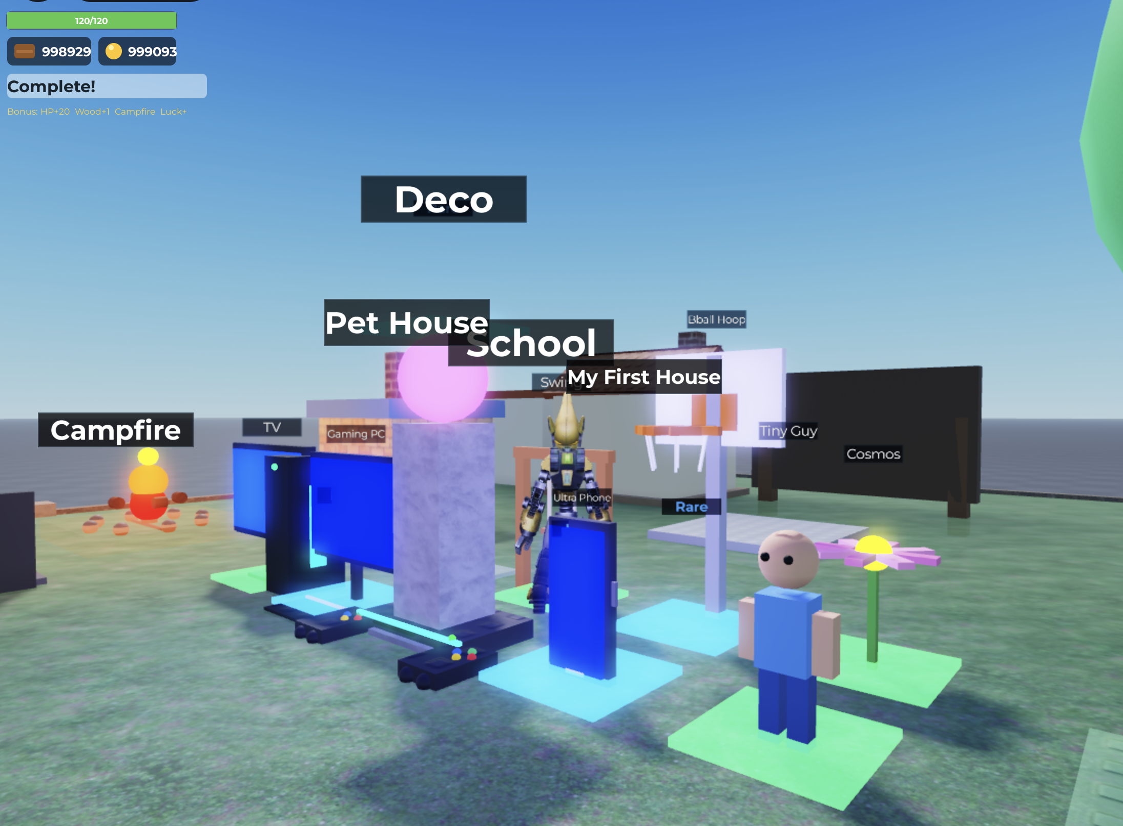 My Tiny World Roblox prototype screenshot
